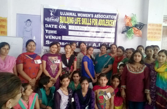 Workshop with Adolescent Girs in a School