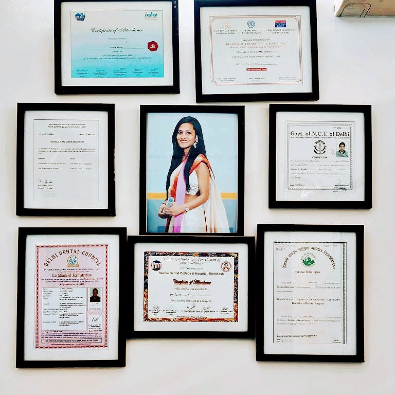 Certificates & Achievements - The Smile Experts Dental Clinic Lajpat Nagar, Delhi