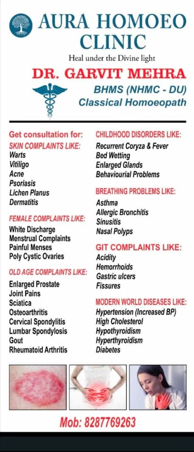 Homeopathic Clinic in Sector 4 Dwarka - Aura HomeoClinic