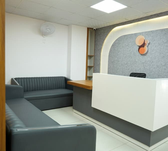 Waiting Area - Asees Derma Clinic Sector 104, Noida